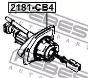 Ford Focus II, Mazda 3 -09 цилиндр сцепления главный 2181CB4 FEBEST