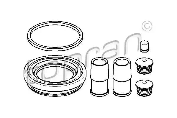 Opel, VAG, MB, Toyota, Volvo ремкомплект тормозного суппорта для ATE D=57 108 347 HANS PRIES
