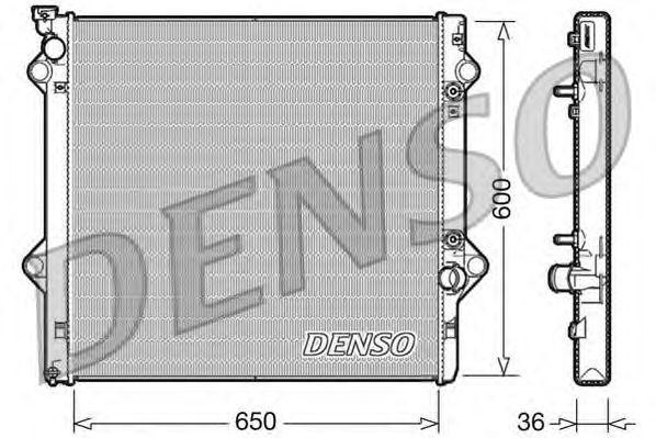 LEXUS GX470 2UZ 02-07 радиатор охлаждения ДВС (DENSO) DRM50049 DENSO