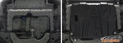 Hyundai Solaris/KIA Rio 2012-17 Защита картера AM.2343.2 AUTO MAX