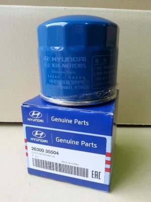Hyundai/Kia 1.3-2.4 бенз фильтр масляный 26300-35504 HYUNDAI KIA