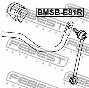 Опора, стабилизатор BMSB-E81R FEBEST