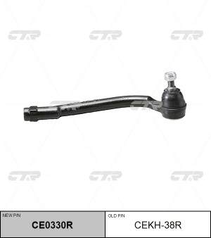 Hyundai ElantraHD 06-11/I30 06-12/Ceed 06-12/Cerato09-11 наконечник рулев прав CE0330R CTR