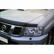 Nissan Patrol c 2004 Дефлектор капота темный 27121 EGR