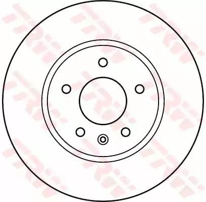 Chevrolet Captiva / Opel Antara диск тормозной передний DF4928S TRW