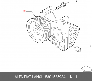 Fiat Ducato насос ГУР 5801525984 FIAT