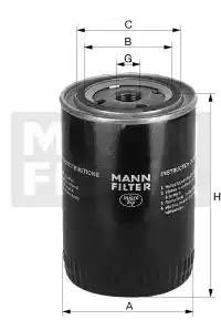 Mitsubishi L200 Дизель Фильтр масляный W9066 MANN FILTER