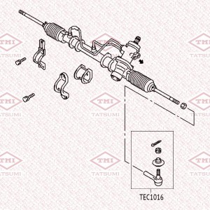 Mitsubishi Lancer 9, Carisma, Colt 98- рулевой наконечник TEC1016 TATSUMI