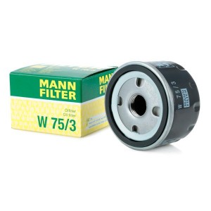 Renault Logan, Symbol, Megane, Fluence, Duster, Almera NEW Масляный фильтр W753 MANN FILTER