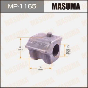 TOYOTA ALHV AGH30,AYH30,GGH30 2015.01- [GR] втулка переднего стабилизатора MP-1165 MASUMA