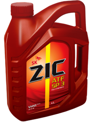 Масло трансмиссионное синтетическое ZIC ATF Dlll SP3 красное 4L 162627 ZIC