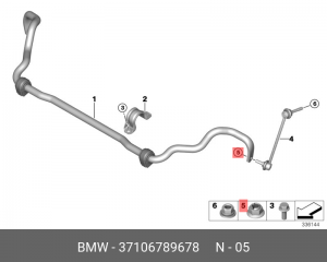 Гайка 37 10 6 789 678 BMW