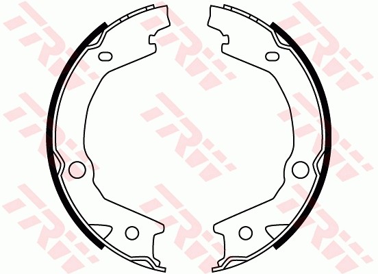 Hyundai NF колодки ручного тормоза GS8747 TRW