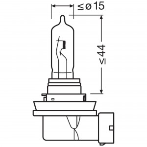 H9 12V-65W  (PGJ19) 12 V 64213 OSRAM