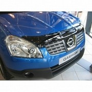 Nissan Qashqai 2007-2009 Дефлектор капота темный  с надписью 027181L EGR