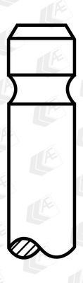 RENAULT Clio II/Kangoo/Megane/Scenic/Laguna II 1.4/1.6 11/97- клапан выпускной V94499 AE
