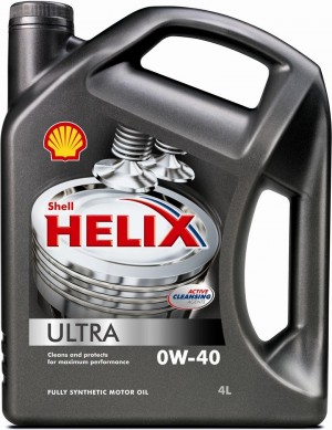 Масло моторное синтетическое SHELL HELIX ULTRA 0W40 4L 550021605 SHELL