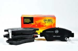 Honda Civic 91-05, Fit, Jazz 07-, Mobilio 01- колодки тормозные передние JBP0093 JUST DRIVE