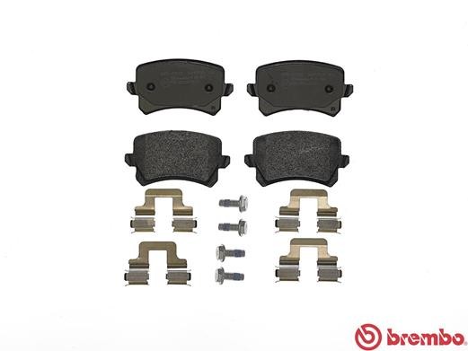 Колодки тормозные (Колодки тормозные дисковые задн. AUDI Q3 (8UB 8UG) 06/11-> /  P85109 BREMBO