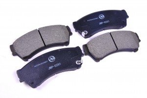 Mazda 6 GH 1.8-2.5 колодки тормозные передние 07-13 JBP0251 JUST DRIVE
