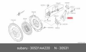 Subaru Forester вилка сцепления 30531AA220 SUBARU