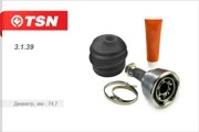 Kia Rio 00-05 1.3 ШРУС без авс наружний 0K30A22510  21*24 3139 TSN