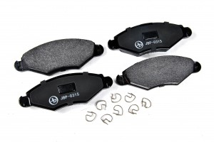 Peugeot 206 Колодки передние дисковые JBP0315 JUST DRIVE