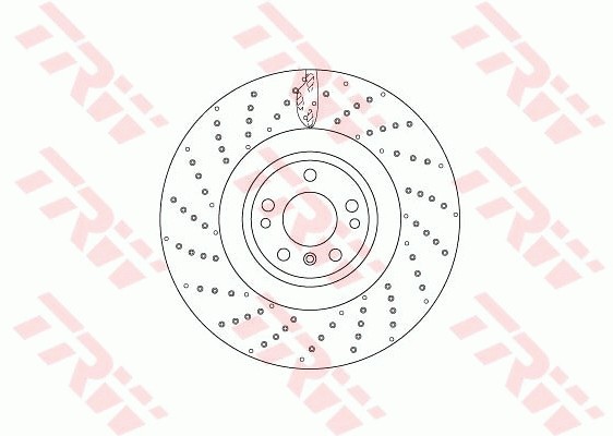 MB GL350 диски передние DF6687S TRW