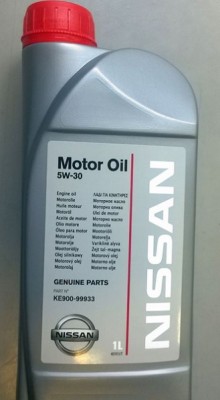 Масло моторное синтетическое NISSAN SL/CF A5/B5 5W30 1L KE90099933 NISSAN INFINITI