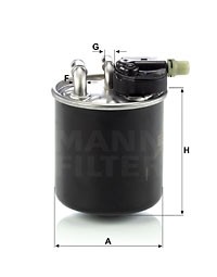 MB GLS, Sprinter Фильтр топливный WK82014 MANN FILTER