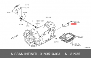 Nissan датчик АКПП 319351XJ0A NISSAN INFINITI