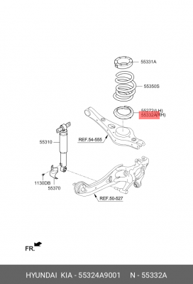 Опора задней пружины 55324A9001 HYUNDAI KIA