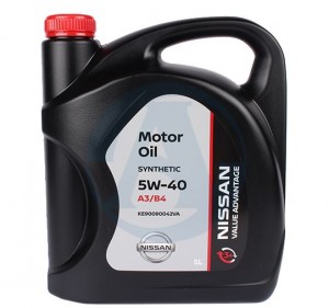 Масло моторное синтетическое NISSAN 5W40 (5L) 3+ для негарантийных авто KE90090042VA NISSAN INFINITI