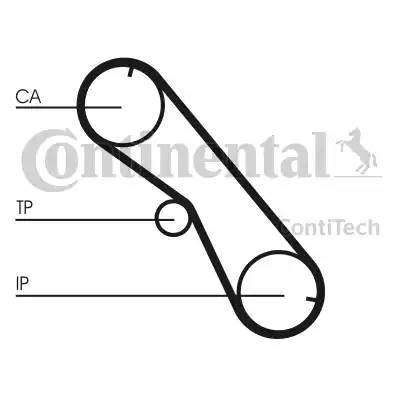 Toyota ремень ГРМ LC Pr150 CT-1089 CONTITECH