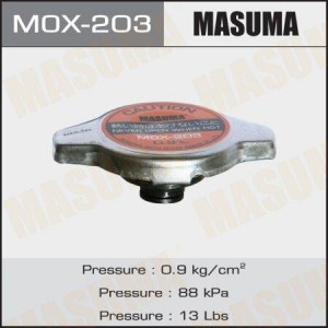 Mazda, MitsToyota крышка радиатора 0.9 бар мал клапан MOX-203 MASUMA