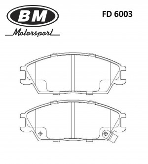 Hyundai Accent/Getz  Колодка перед. торм. FD6003 BM MOTORSPORT