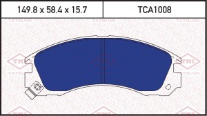 Mitsubishi Outlander XL , Pajero SPORT 98-08, 4007, Galant -04 колодки передние TCA1008 TATSUMI