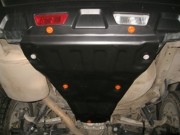 Nissan X-Trail T31 рест. защита заднего бампера ALF1537ST ALFECO