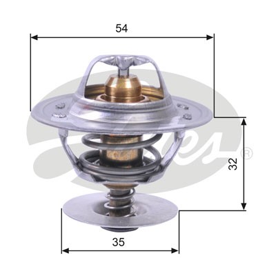 VAG дизеля термостат 87С TH11287G1 GATES