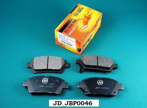 Toyota Yaris, Corolla, Fielder,  Prius 99- колодки тормозные передние Solano JBP0046 JUST DRIVE