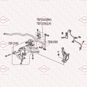 Honda CR-V 06-12- шаровая опора TEA1048 TATSUMI