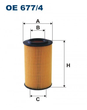 MB 240-600 W202,210,220,463  Фильтр масляный OE6774 FILTRON