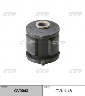 Hyundai Tucson/Sportage 04-09/Matrix/Elantra00/Cerato 04 Сайлентблок задн цапфы  GV0043 CTR