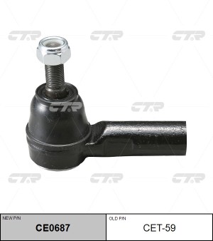 Toyota Corolla 83-00, Camry (V20), RAV4 94- 00 гг наконечник рулевой CET-59 CTR