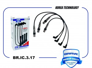 VAG Skoda Fabia, Octavia, Golf IV, V, Audi A3-4 В/в провода BRIC317 BRAVE