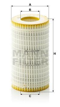 MERCEDES W202/W203/W210/W211/W220/W163 mot.M112/M113 фильтр маслянный HU7185X MANN FILTER
