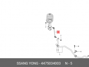 SS Actyon 11- Стойка стабилизатора перед. 4475034003 SSANG YONG