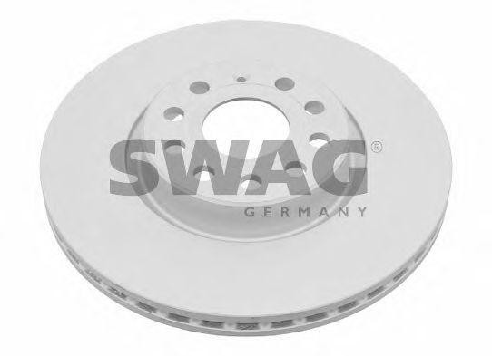 Диск тормозной (Тормозной диск Swag 30924384) 30 92 4384 SWAG