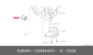 Фильтр масляный 15208AA031 SUBARU