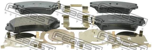 Opel Insignia колодки передние со скобами в комплекте 1801-ZAFCF FEBEST